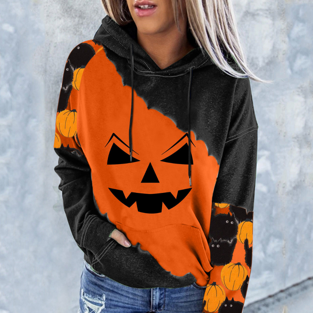 Elizabet - Trendy Halloween Sweatshirt voor dames