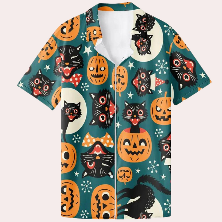 Joaquin - Vrijetijdshirt voor heren met Halloween cartoonprint