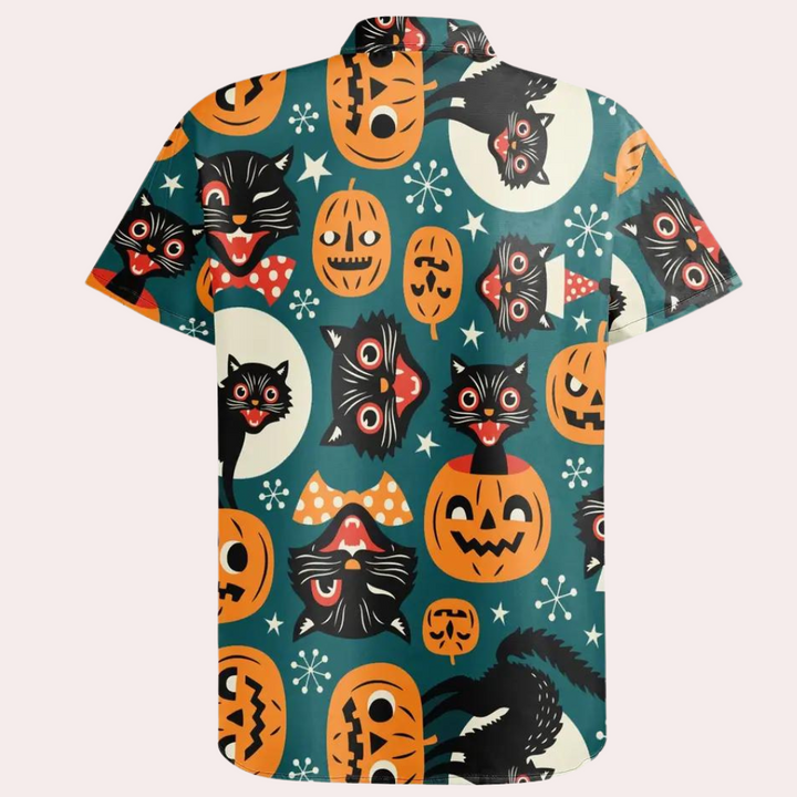 Joaquin - Vrijetijdshirt voor heren met Halloween cartoonprint