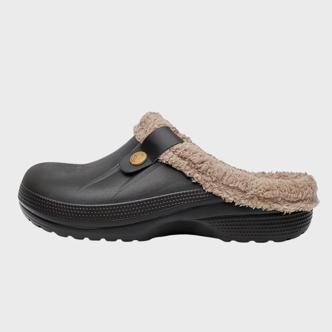 Warme heren pantoffels met lage instap