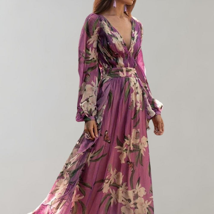 Elegante maxi-jurk