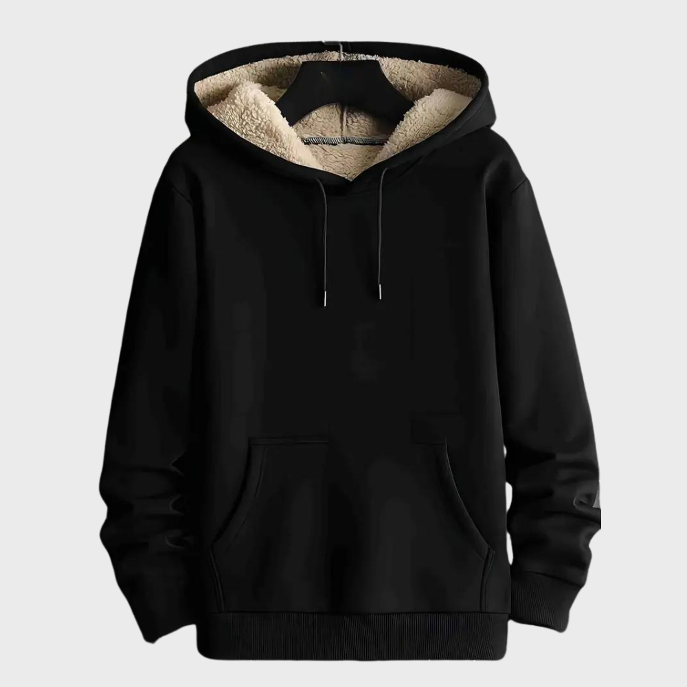 Warme heren hoodie