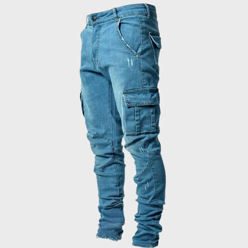 Ultra-stretch casual herenjeans