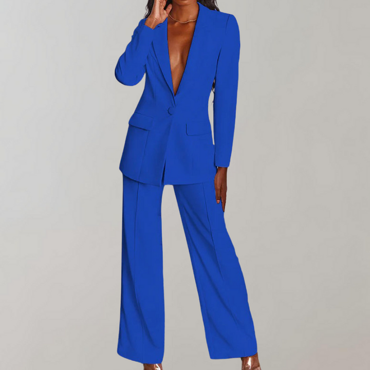 Joliene - Elegante blazer en broek set